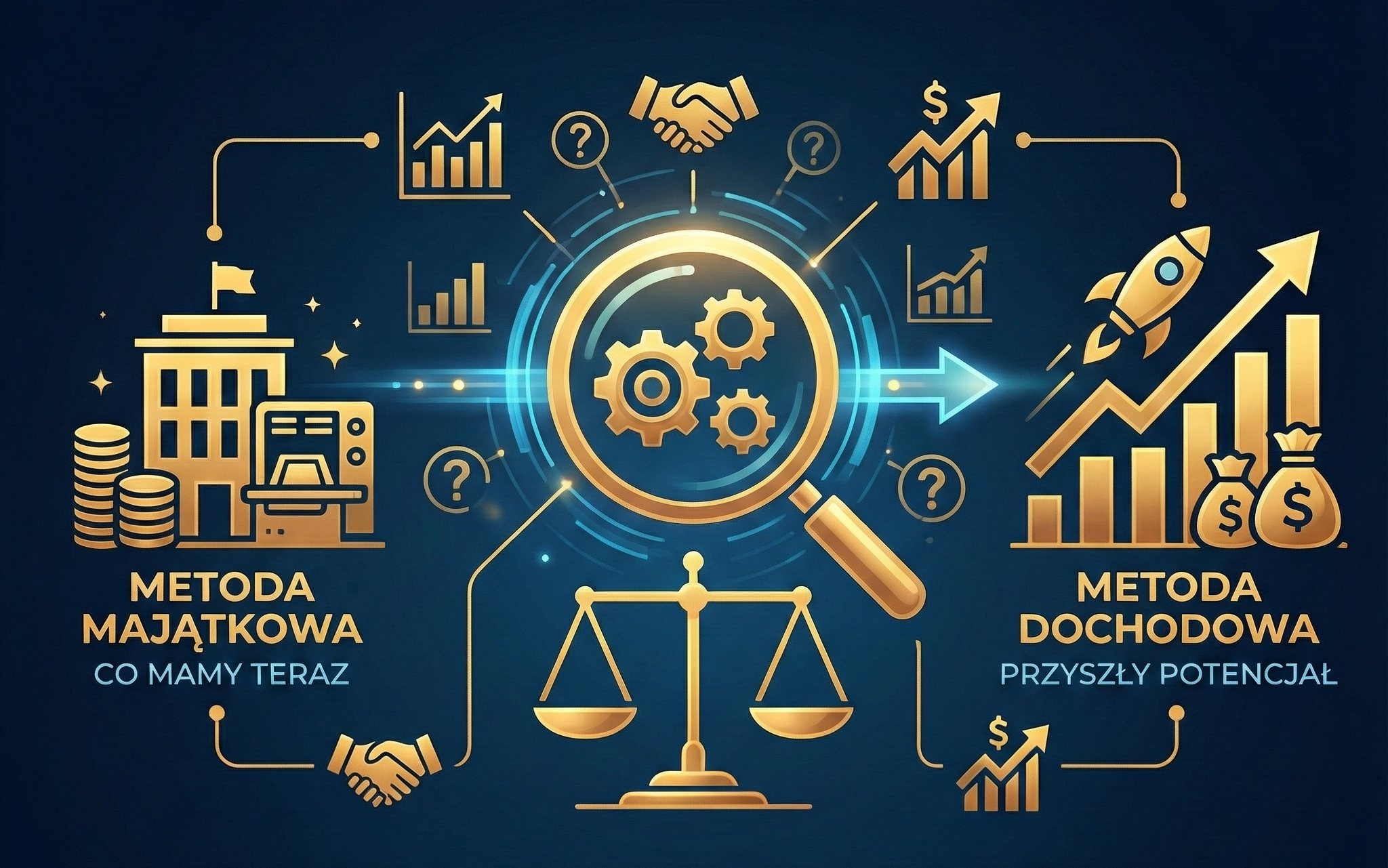 Wycena przedsiębiorstwa: Metoda dochodowa vs. majątkowa – co naprawdę kupuje inwestor?